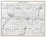 Union County Map, Iowa State Atlas 1930c